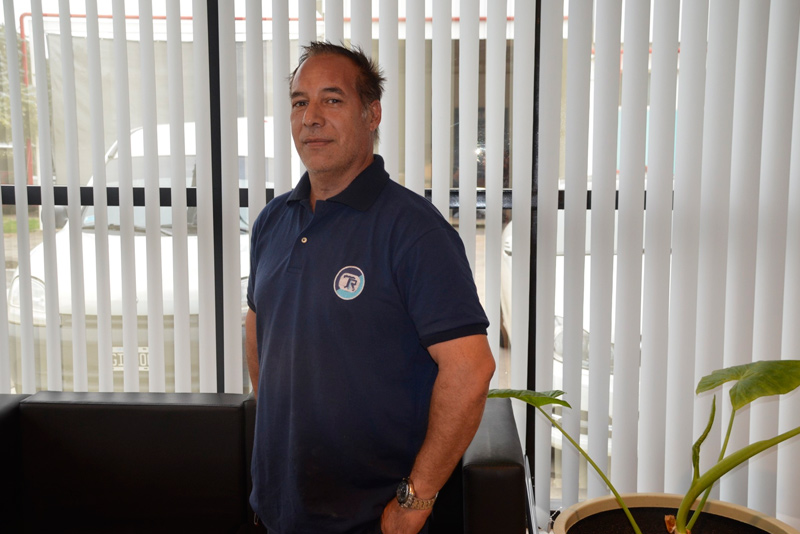 Iván Michel, responsable de extrusión y burletería de Todos Retenes S.A.